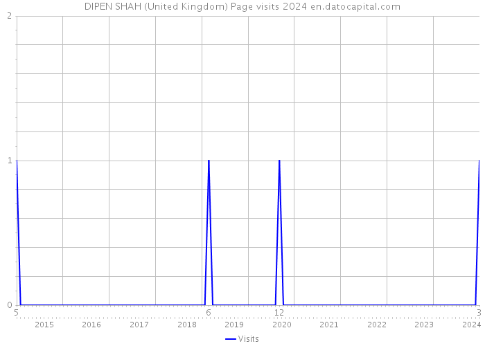 DIPEN SHAH (United Kingdom) Page visits 2024 