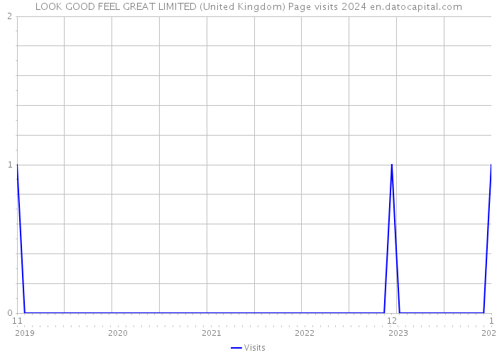 LOOK GOOD FEEL GREAT LIMITED (United Kingdom) Page visits 2024 