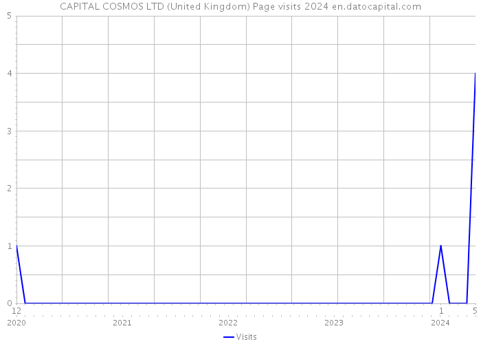 CAPITAL COSMOS LTD (United Kingdom) Page visits 2024 