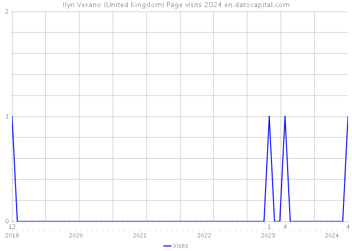 Ilyn Verano (United Kingdom) Page visits 2024 