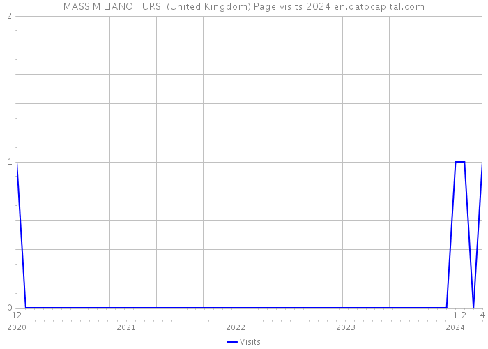 MASSIMILIANO TURSI (United Kingdom) Page visits 2024 