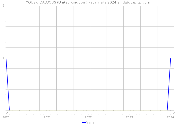 YOUSRI DABBOUS (United Kingdom) Page visits 2024 