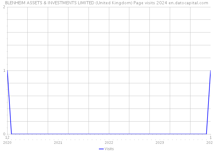 BLENHEIM ASSETS & INVESTMENTS LIMITED (United Kingdom) Page visits 2024 