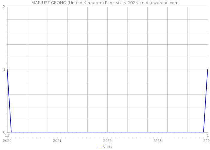 MARIUSZ GRONO (United Kingdom) Page visits 2024 