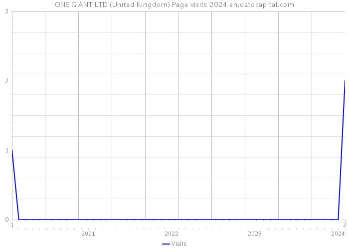 ONE GIANT LTD (United Kingdom) Page visits 2024 