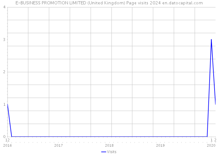 E-BUSINESS PROMOTION LIMITED (United Kingdom) Page visits 2024 