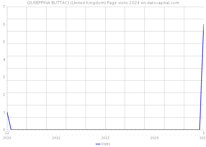 GIUSEPPINA BUTTACI (United Kingdom) Page visits 2024 