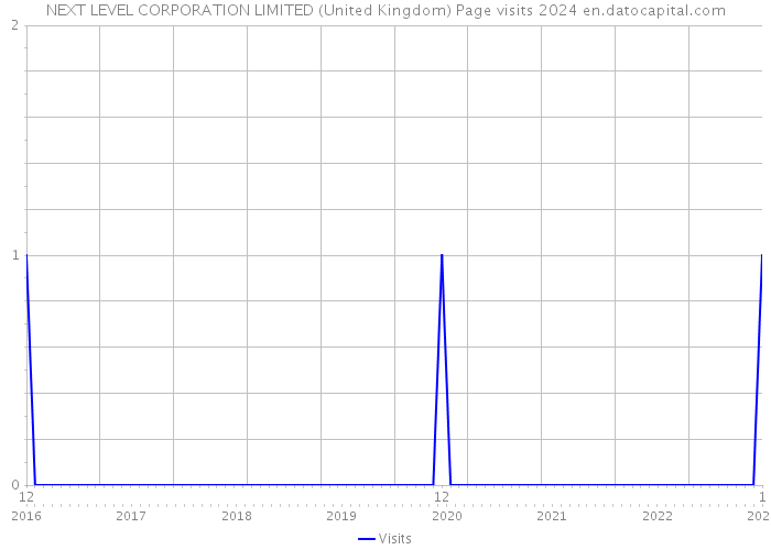 NEXT LEVEL CORPORATION LIMITED (United Kingdom) Page visits 2024 
