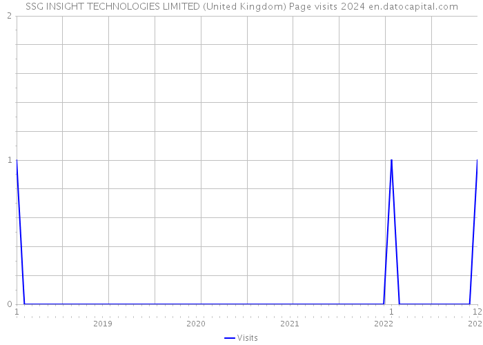 SSG INSIGHT TECHNOLOGIES LIMITED (United Kingdom) Page visits 2024 