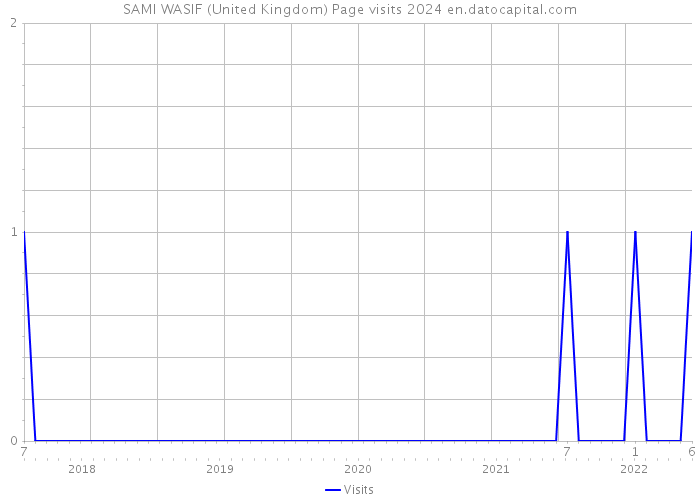 SAMI WASIF (United Kingdom) Page visits 2024 