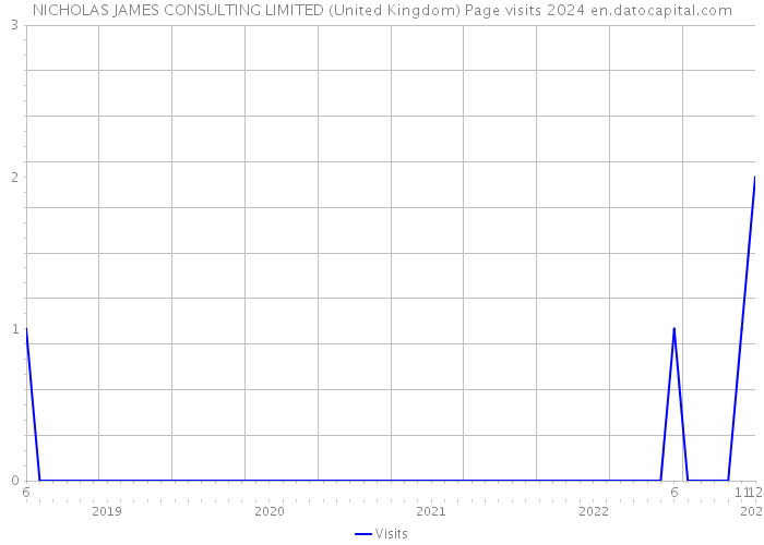 NICHOLAS JAMES CONSULTING LIMITED (United Kingdom) Page visits 2024 