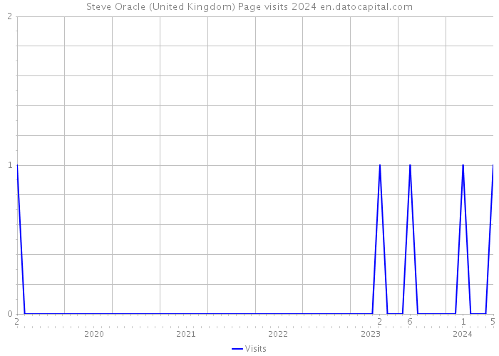 Steve Oracle (United Kingdom) Page visits 2024 