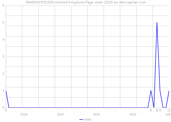SHARON POLSON (United Kingdom) Page visits 2024 