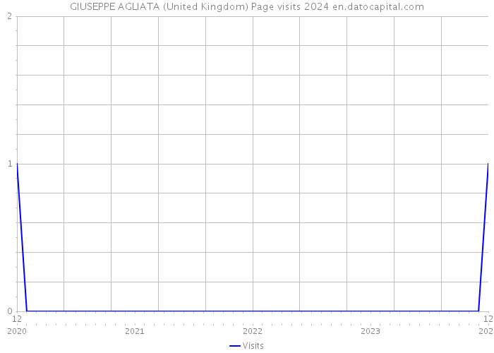 GIUSEPPE AGLIATA (United Kingdom) Page visits 2024 