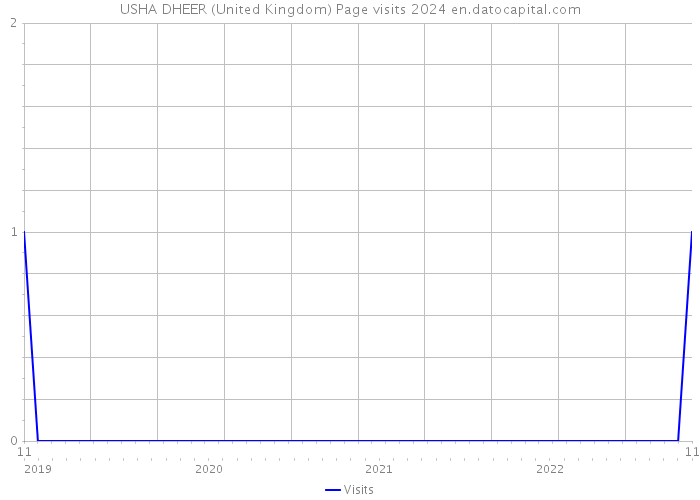 USHA DHEER (United Kingdom) Page visits 2024 