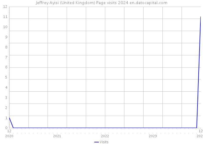 Jeffrey Ayisi (United Kingdom) Page visits 2024 