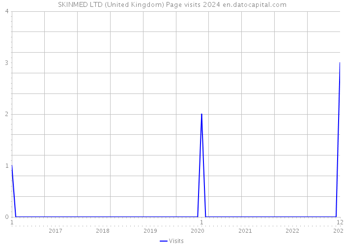 SKINMED LTD (United Kingdom) Page visits 2024 