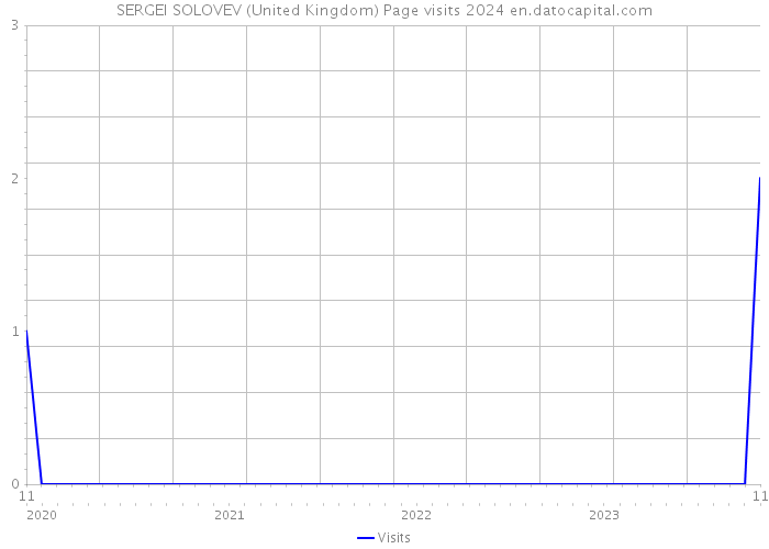 SERGEI SOLOVEV (United Kingdom) Page visits 2024 