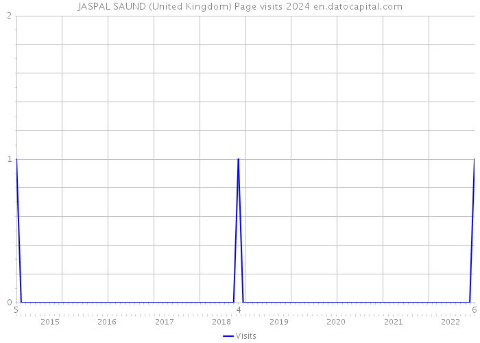 JASPAL SAUND (United Kingdom) Page visits 2024 