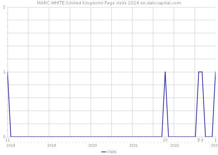 MARC WHITE (United Kingdom) Page visits 2024 