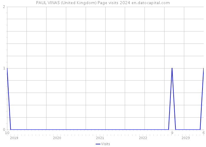 PAUL VINAS (United Kingdom) Page visits 2024 