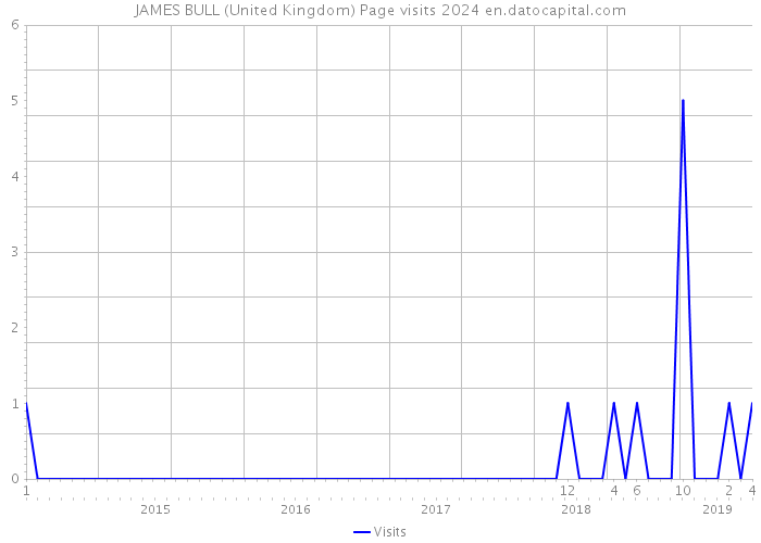 JAMES BULL (United Kingdom) Page visits 2024 