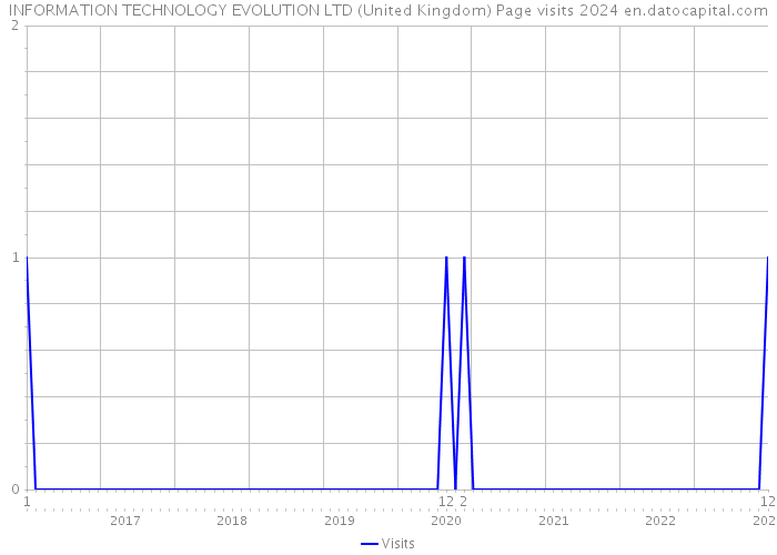INFORMATION TECHNOLOGY EVOLUTION LTD (United Kingdom) Page visits 2024 