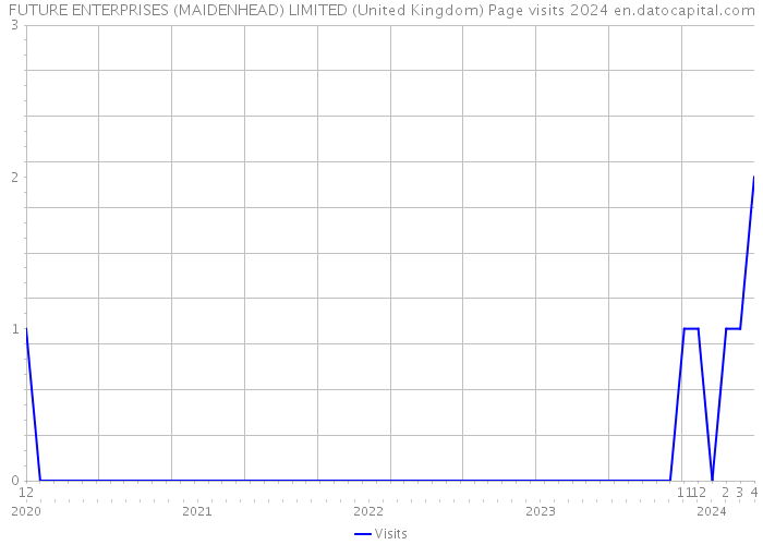 FUTURE ENTERPRISES (MAIDENHEAD) LIMITED (United Kingdom) Page visits 2024 