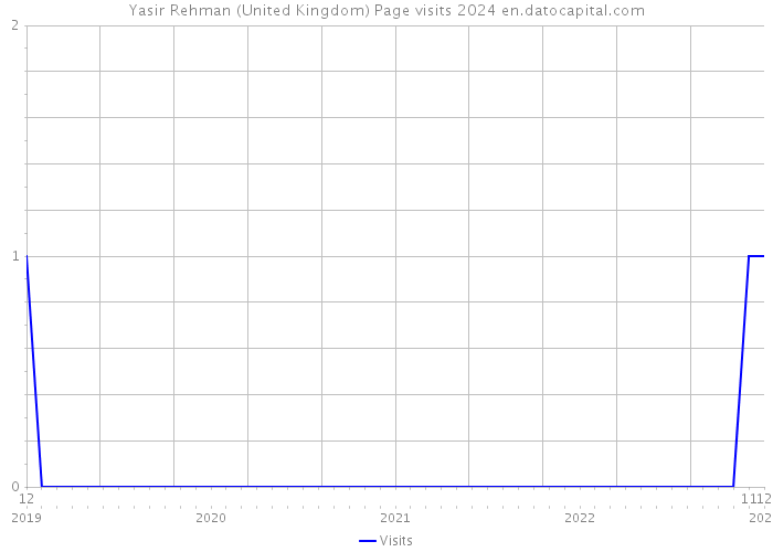 Yasir Rehman (United Kingdom) Page visits 2024 