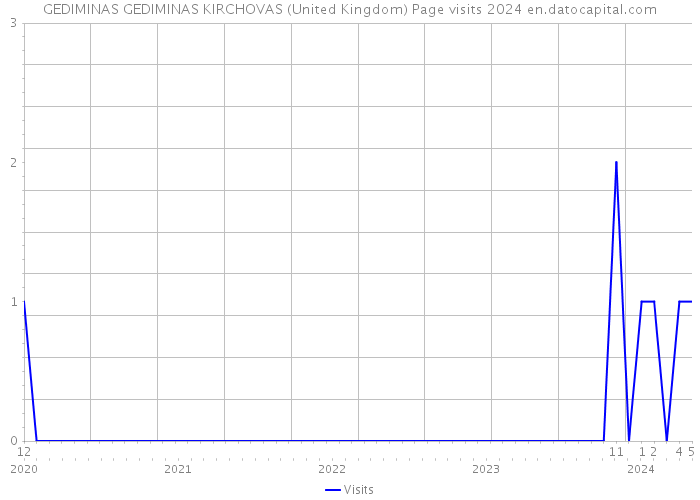 GEDIMINAS GEDIMINAS KIRCHOVAS (United Kingdom) Page visits 2024 
