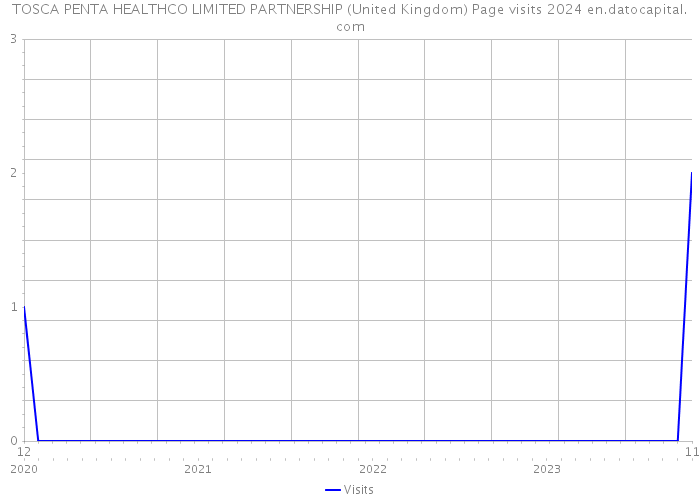 TOSCA PENTA HEALTHCO LIMITED PARTNERSHIP (United Kingdom) Page visits 2024 