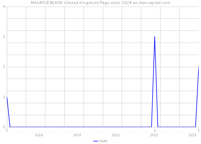 MAURICE BLANK (United Kingdom) Page visits 2024 
