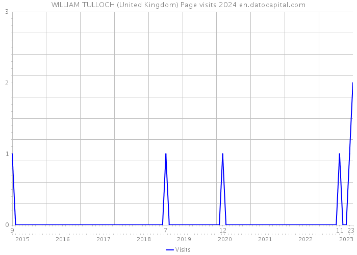 WILLIAM TULLOCH (United Kingdom) Page visits 2024 