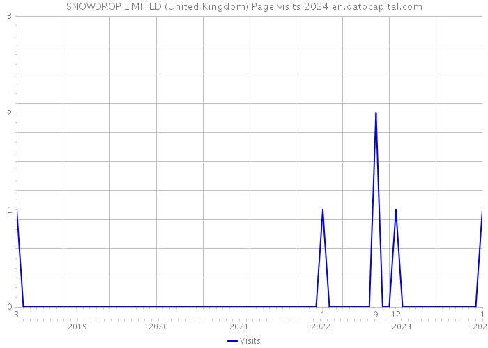 SNOWDROP LIMITED (United Kingdom) Page visits 2024 
