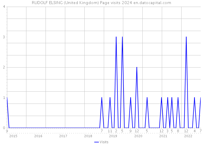 RUDOLF ELSING (United Kingdom) Page visits 2024 
