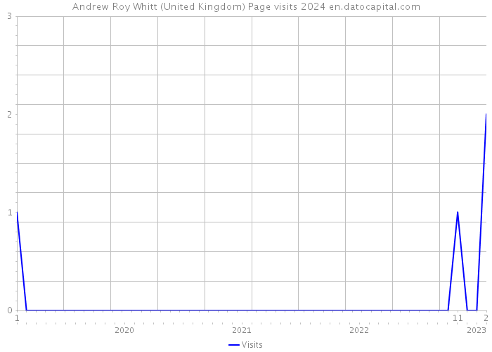 Andrew Roy Whitt (United Kingdom) Page visits 2024 