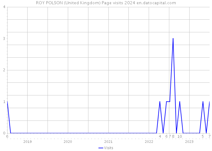 ROY POLSON (United Kingdom) Page visits 2024 
