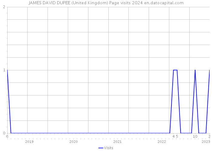 JAMES DAVID DUPEE (United Kingdom) Page visits 2024 