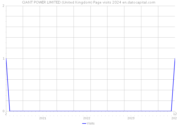 GIANT POWER LIMITED (United Kingdom) Page visits 2024 