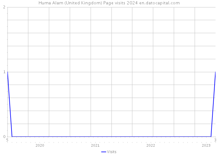 Huma Alam (United Kingdom) Page visits 2024 