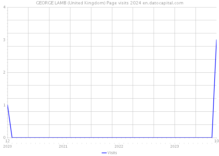GEORGE LAMB (United Kingdom) Page visits 2024 