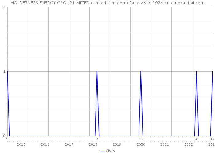 HOLDERNESS ENERGY GROUP LIMITED (United Kingdom) Page visits 2024 