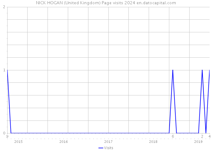 NICK HOGAN (United Kingdom) Page visits 2024 