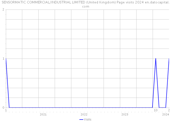 SENSORMATIC COMMERCIAL/INDUSTRIAL LIMITED (United Kingdom) Page visits 2024 