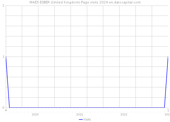 MAES ESBER (United Kingdom) Page visits 2024 