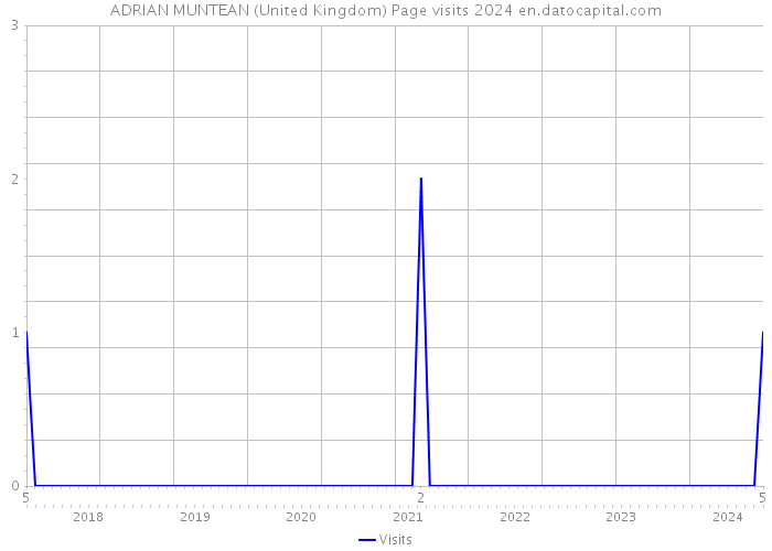 ADRIAN MUNTEAN (United Kingdom) Page visits 2024 