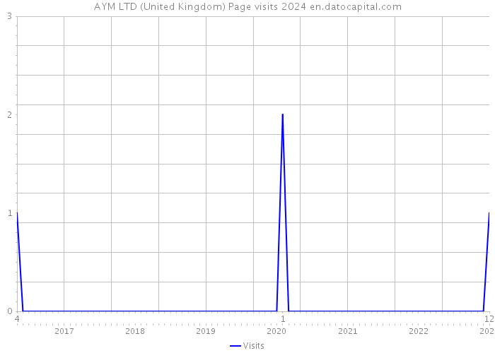 AYM LTD (United Kingdom) Page visits 2024 