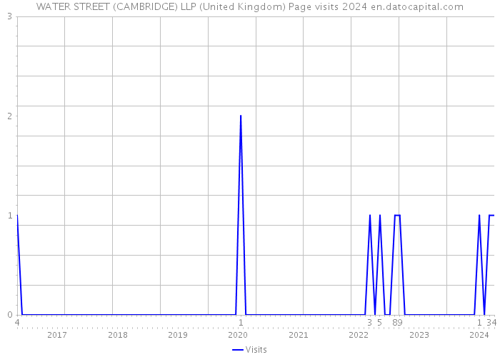WATER STREET (CAMBRIDGE) LLP (United Kingdom) Page visits 2024 
