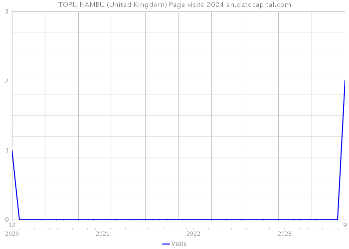 TORU NAMBU (United Kingdom) Page visits 2024 