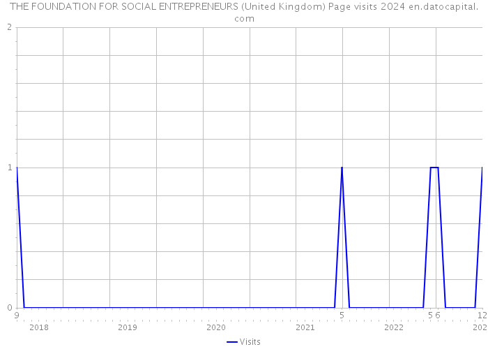 THE FOUNDATION FOR SOCIAL ENTREPRENEURS (United Kingdom) Page visits 2024 
